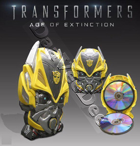 Transformers: Age of Extinction 3D + Bumblebee Head |   Blu-Ray